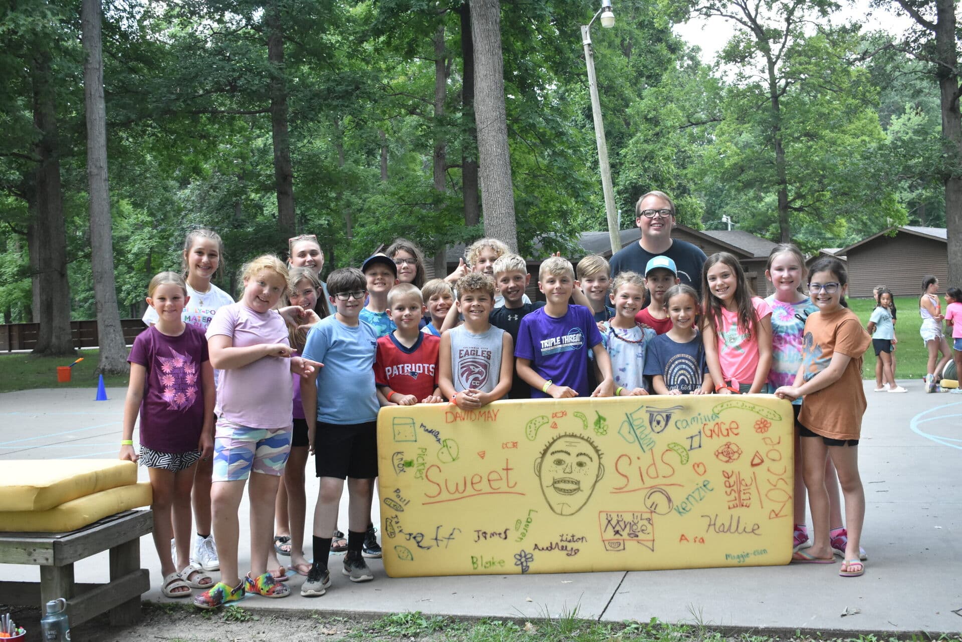 Jr. High campers at Bear Lake Camp