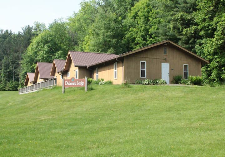 Comfortable lodging accommodations at Camp Otyokwah